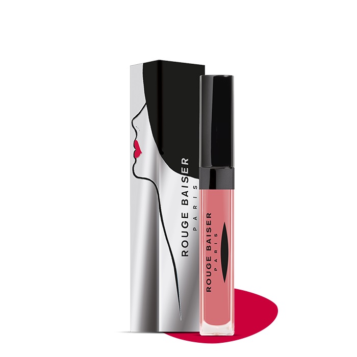 Rouge Baiser Gloss Brillant Évidemment 04 Nude Rose 5ml - Effetto Rimpolpante, Idratante e Lunga Durata