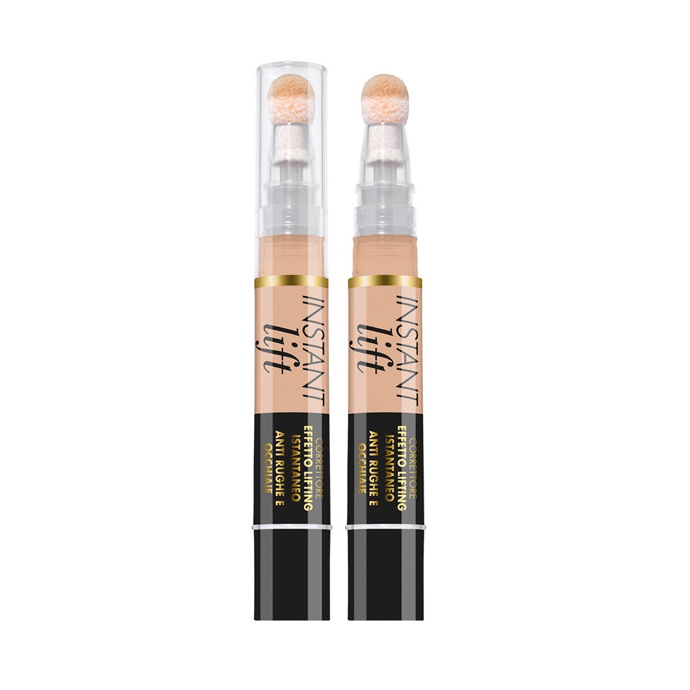 Deborah Milano Instant Lift Concealer 02 Beige - Correttore Anti Età Illuminante e Antirughe 4.2g