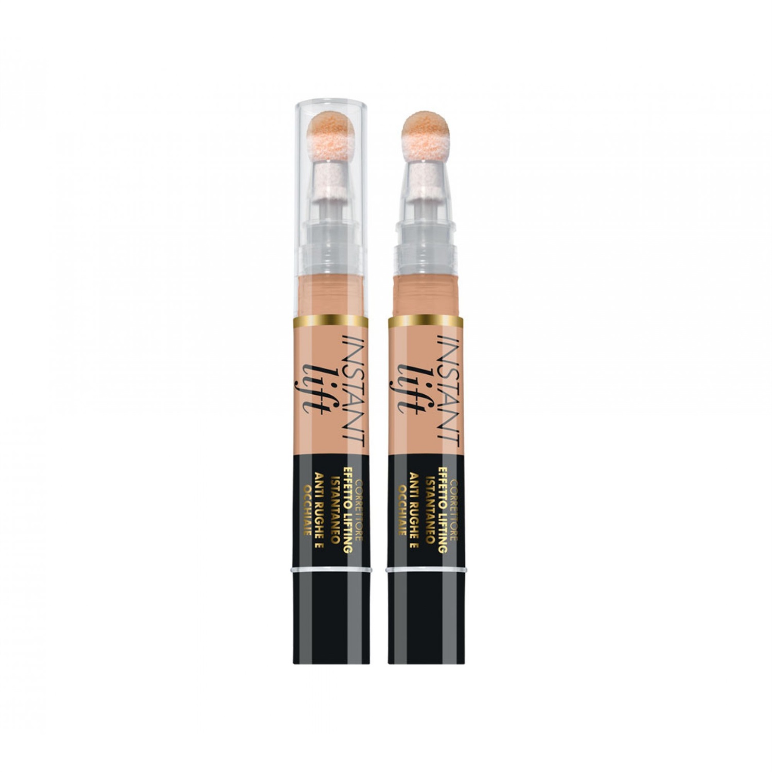 Deborah Correttore Instant Lift 04 Apricot - 4,2 g, Attenua Occhiaie, Borse e Rughe, Texture Fluida con Spugnetta