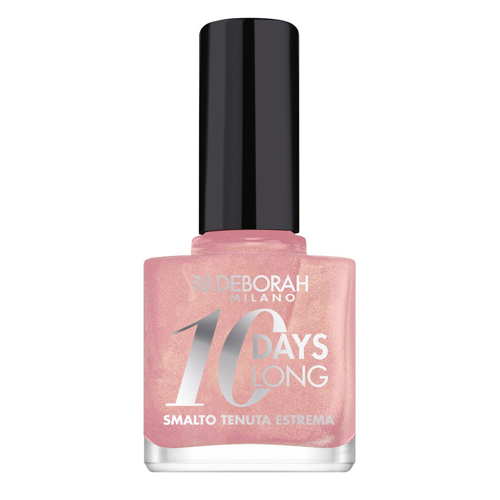 Deborah Milano Smalto 10 Days Long N.899 Pure Rose 11 ml - Tenuta estrema fino a 10 giorni, senza lampada UV
