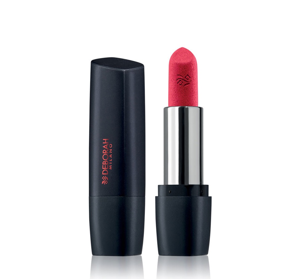 Deborah Milano Red Mat 1 Rossetto Opaco Blooming Pink - Idratante e Nutriente con Collagene e Acido Ialuronico