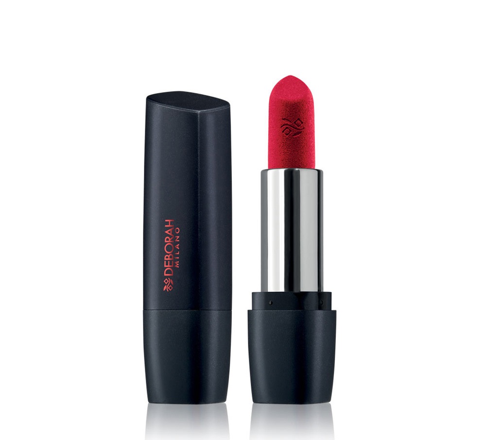 Deborah Milano Red Mat Rossetto N. 33 Timeless Red - Effetto Matte con Collagene e Acido Ialuronico, 4,3 gr