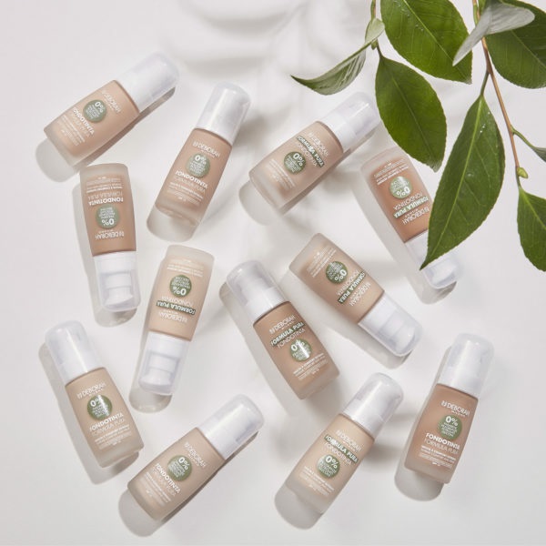 Deborah Milano Formula Pura Fondotinta 3.3 Gold - 30 ml, Senza Parabeni, SPF 15, Filtro Anti Inquinamento, Idratante e Opacizzante per Pelli Sensibili