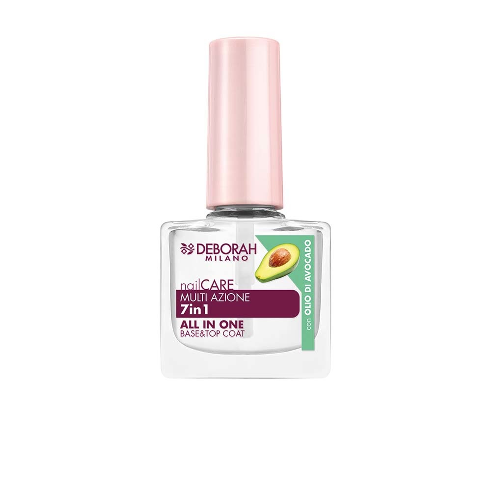 Deborah Milano Trattamento Multiazione 7in1 - Indurisce, Rafforza, Idrata e Leviga le Unghie con Cheratina e Olio di Avocado, 8,5 ml