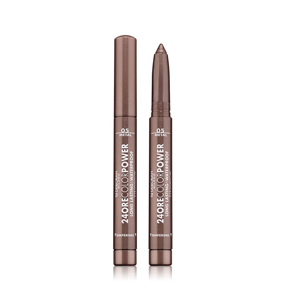 Deborah Milano Ombretto in Stick 24 Ore Color Power Waterproof N.5 Brown - Alta Tenuta e Cremoso