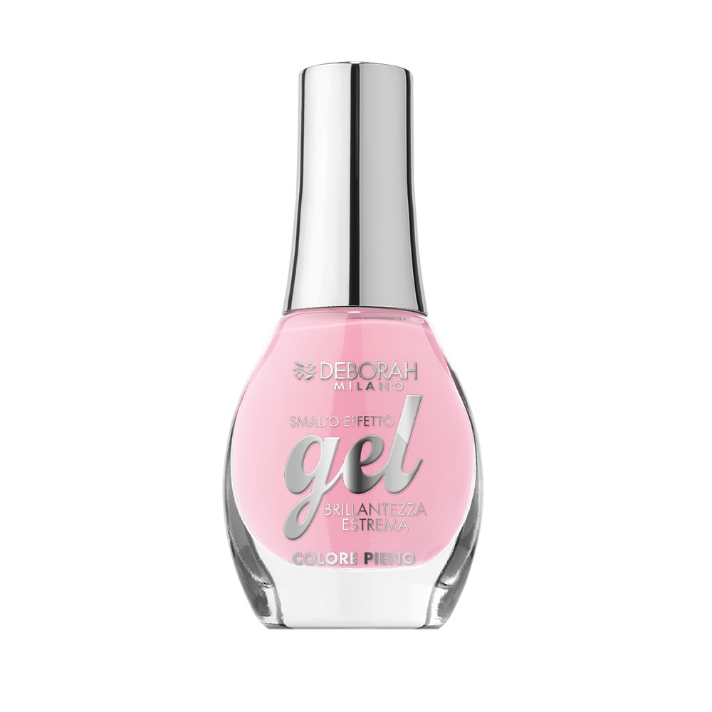 Deborah Milano Smalto Gel Effect 30 Pink Baby 8.5ml - Brillantezza estrema e effetto plumping