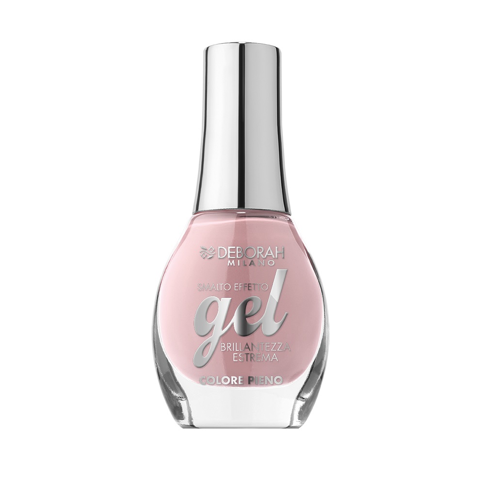 Deborah Milano Smalto Gel Effect 50 Pink Pulse 8.5ml - Brillantezza Estrema e Effetto Plumping