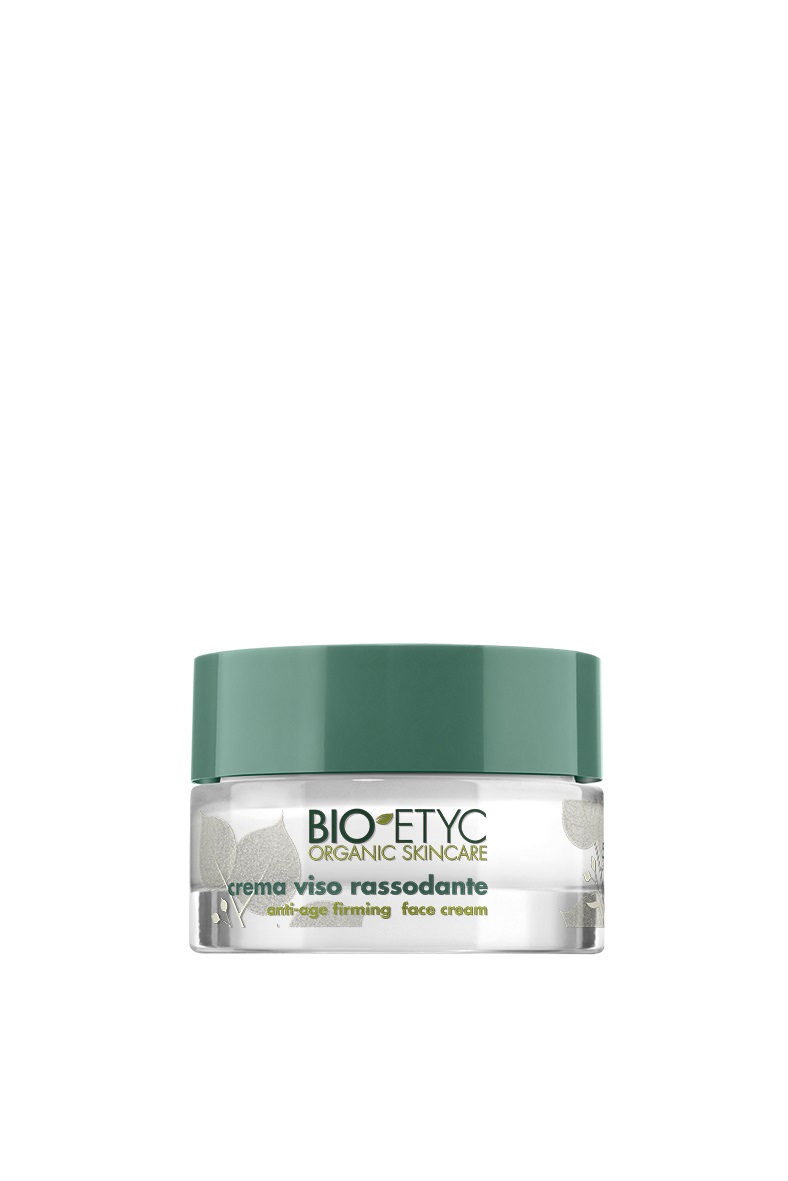 Bio-Etyc Crema Viso Rassodante con Ginko Biloba e Acido Ialuronico - Effetto Liftante e Antirughe, 50ml