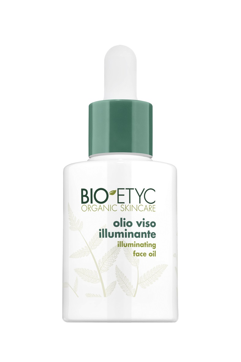 Bioetyc Organic Olio Viso Illuminante 30ml - Nutriente, Rigenerante, con Coenzima Q10 per Tutti i Tipi di Pelle