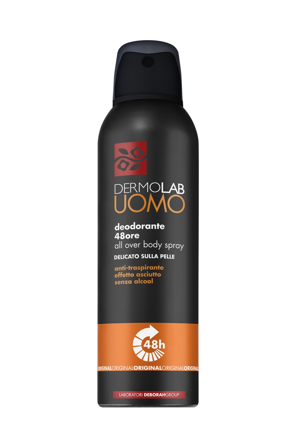 Dermolab Uomo Deodorant Spray 72H Original Scent - Rimuove Odori e Regola Traspirabilità, 150ml