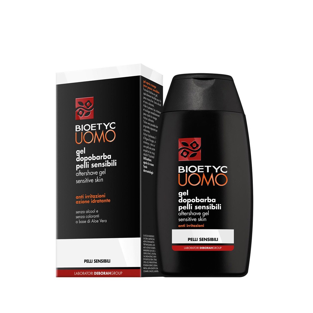 Dermolab Uomo Gel Dopobarba Pelli Sensibili 120 ml - Azione Lenitiva e Idratante, Dermatologicamente Testato