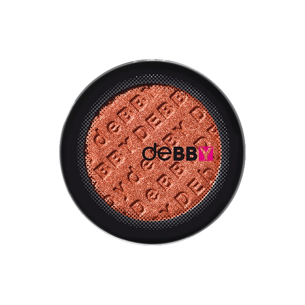 deBBY colorEXPERIENCE Ombretto Mono Metal Brick Rose 38 - Finish Metallico, Alta Pigmentazione, Unisex