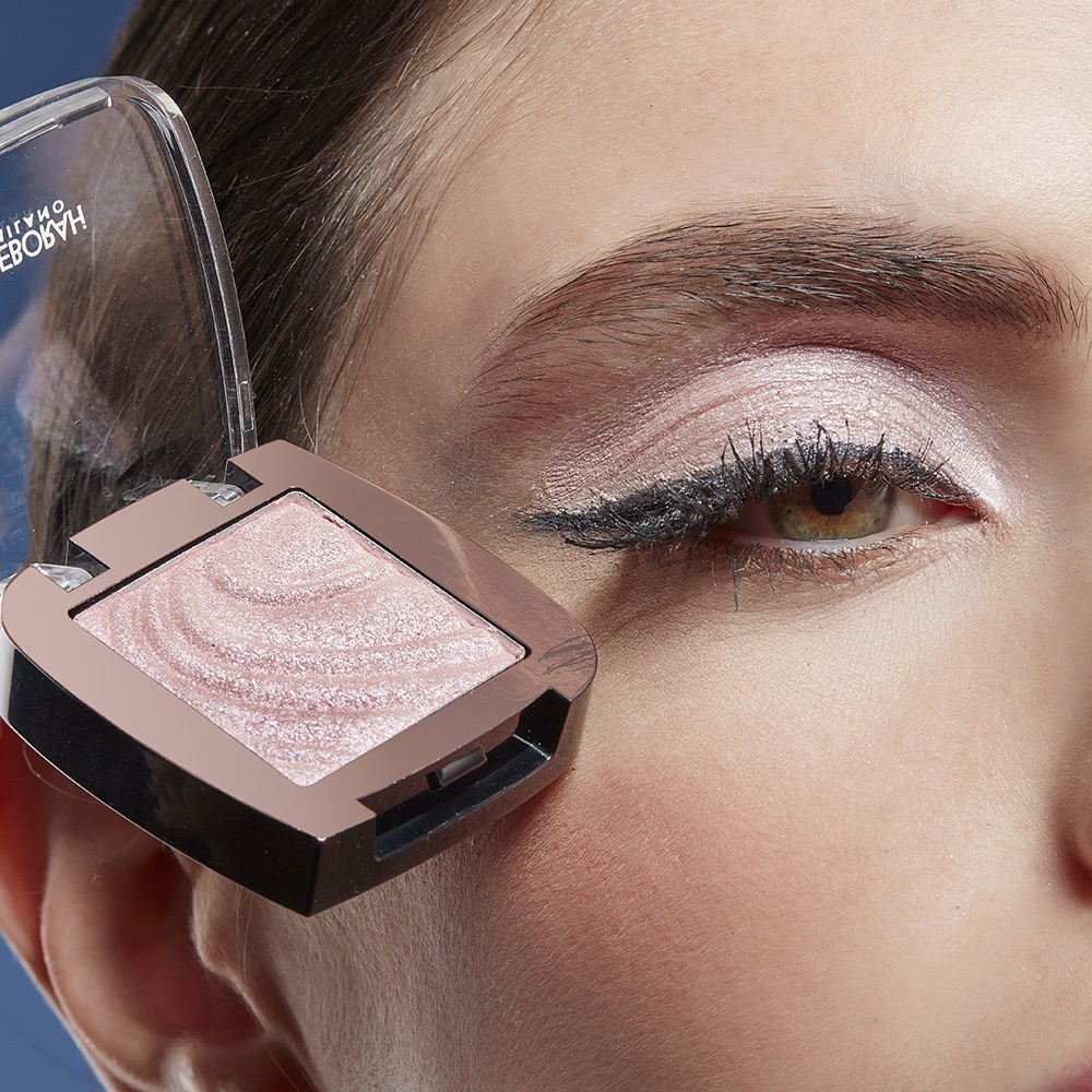 Deborah Milano Ombretto Color Lovers Delicate Rose n.2 - Intenso e Superpigmentato, Texture Morbida e Sensoriale, Fino a 12 Ore di Durata