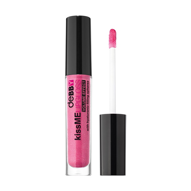 Debby KissMe Lipgloss 09 Fucsia - Volume Effect, Idratante e Rimpolpante con Acido Ialuronico