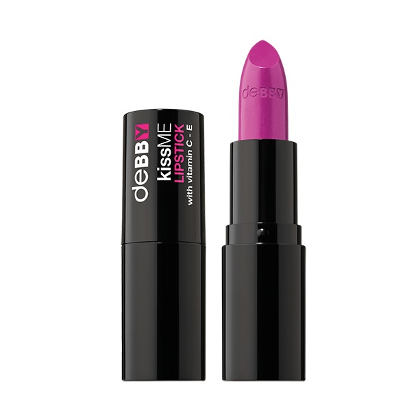 deBBY kissME Lipstick N.14 Cremoso con Vitamine C ed E - Finish Luminoso e Texture Leggera