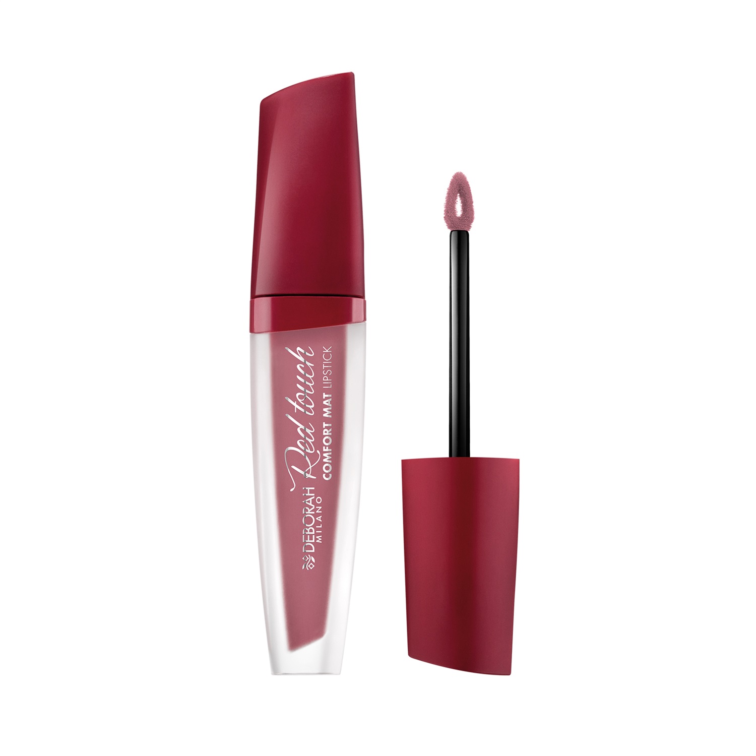 Deborah Milano Red Touch Lipstick N.12 Vintage Rose - Rossetto Matte Nutriente e No Transfer, Colore Ultra-Opaco