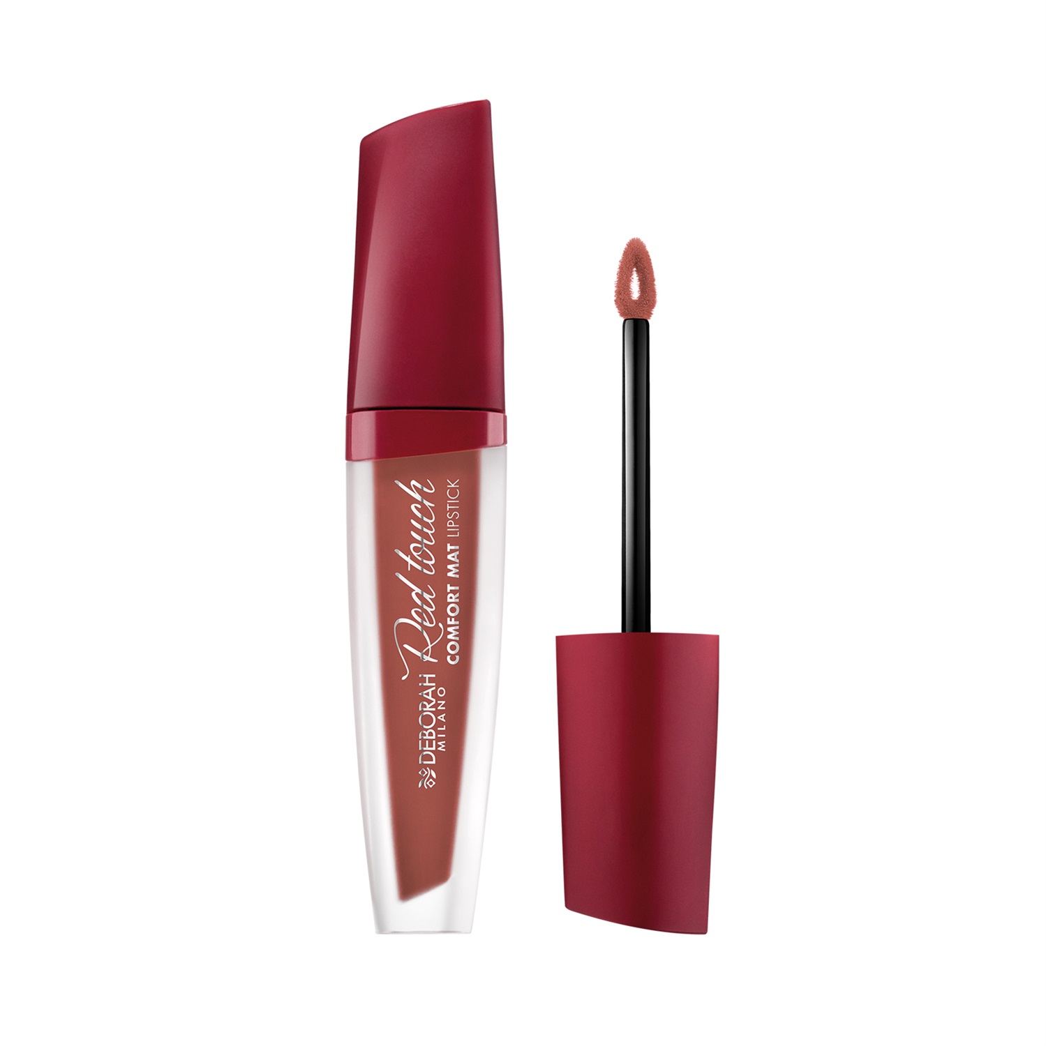 Deborah Milano Red Touch Lipstick N.14 Fancy Caramel - Rossetto Liquido Matte, Colore Intenso e No Transfer, 4.5 gr