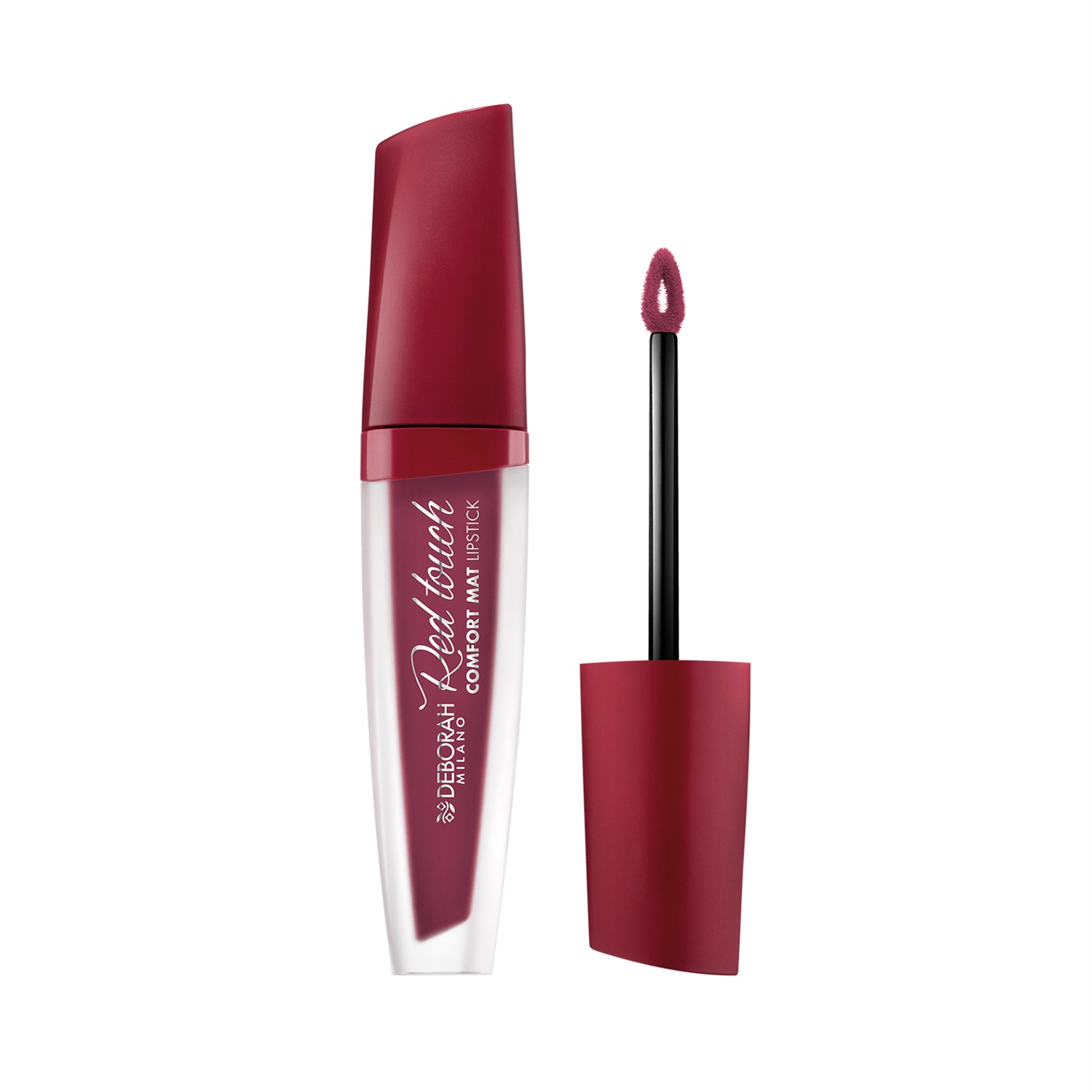 Deborah Milano Red Touch Lipstick N.15 Glam Mauve - Rossetto Liquido Matte Nutriente, No Transfer, Finish Ultra-opaco