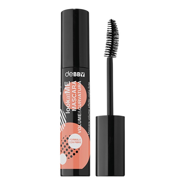 Debby LookatME Mascara Volume & Curvatura 14,5 ml - Nero, Effetto Volume e Curvatura