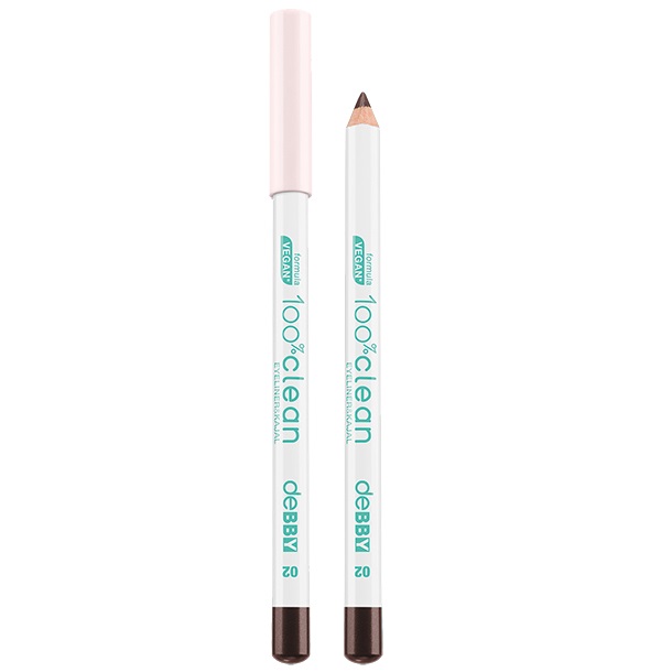deBBY 100% Clean Matita Occhi Kohl Eyeliner Kajal - Brown