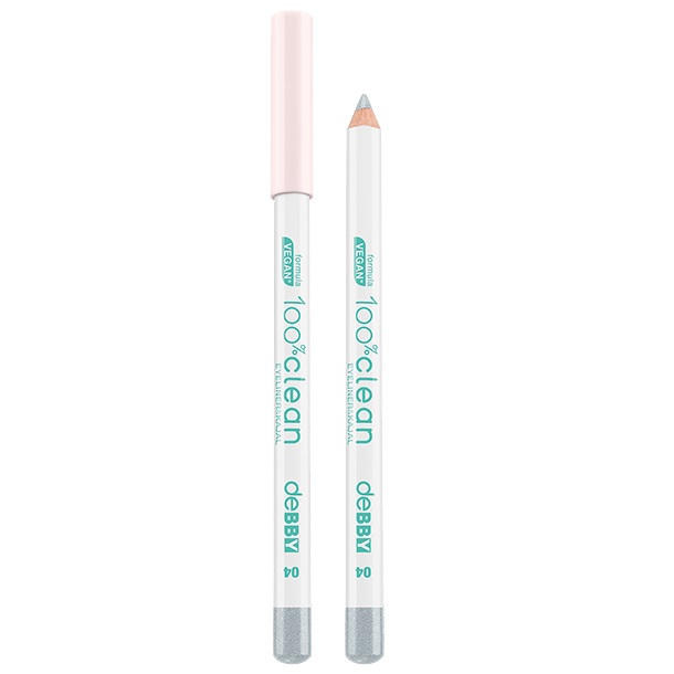 Debby 100%clean Matita Occhi Eyeliner Kajal Argento 4 - Luminoso