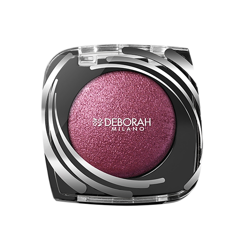 Deborah Milano Precious Color Ombretto Mono 04 Glam Aubergine 1g - Colore Puro e Intenso con Perle Scintillanti