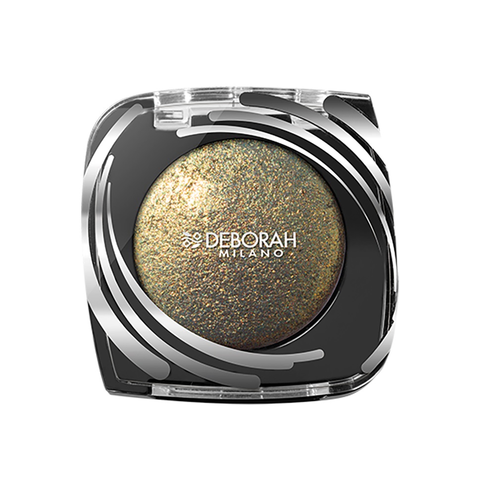 Deborah Milano Precious Color Ombretto Cotto 07 True Green 1g - Colore Puro e Intenso con Perle Scintillanti