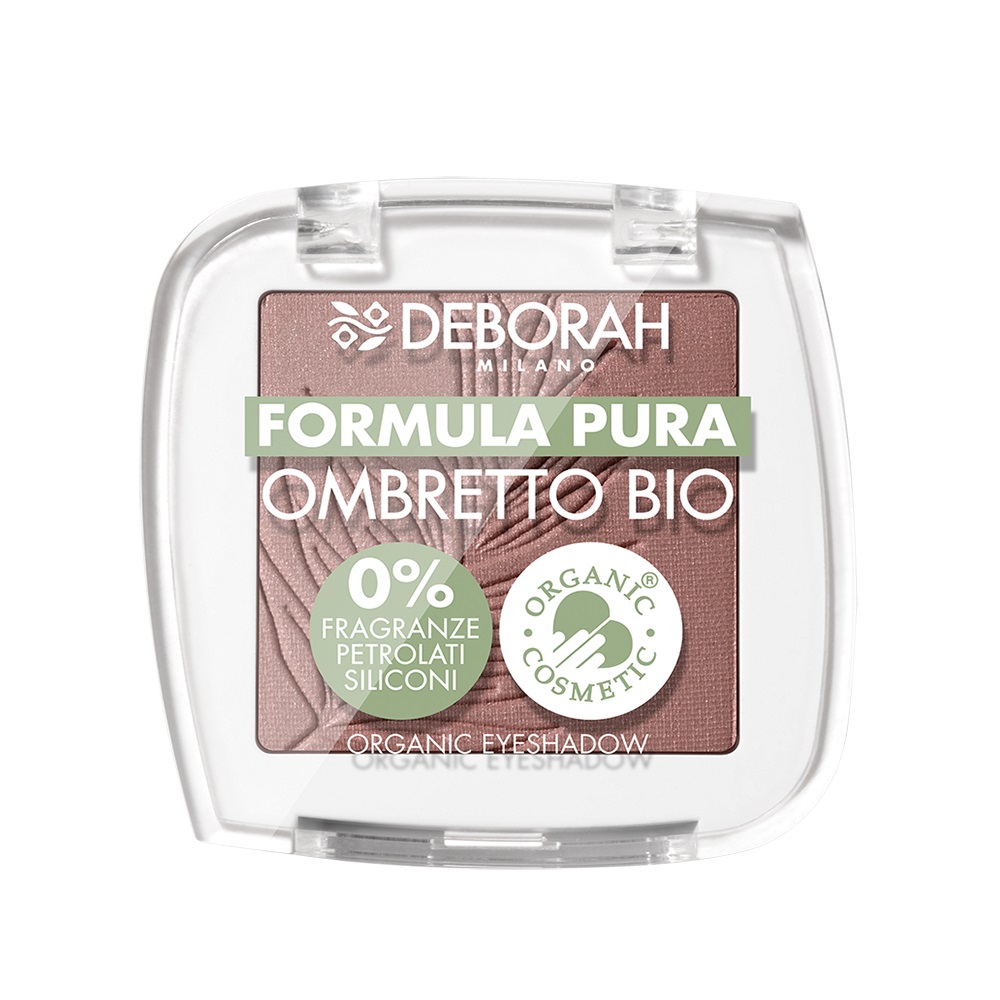 Deborah Milano Ombretto Formula Pura Mono Bio n.04 Mat Antique Pink - 100% Naturale, Vegan, Opaco