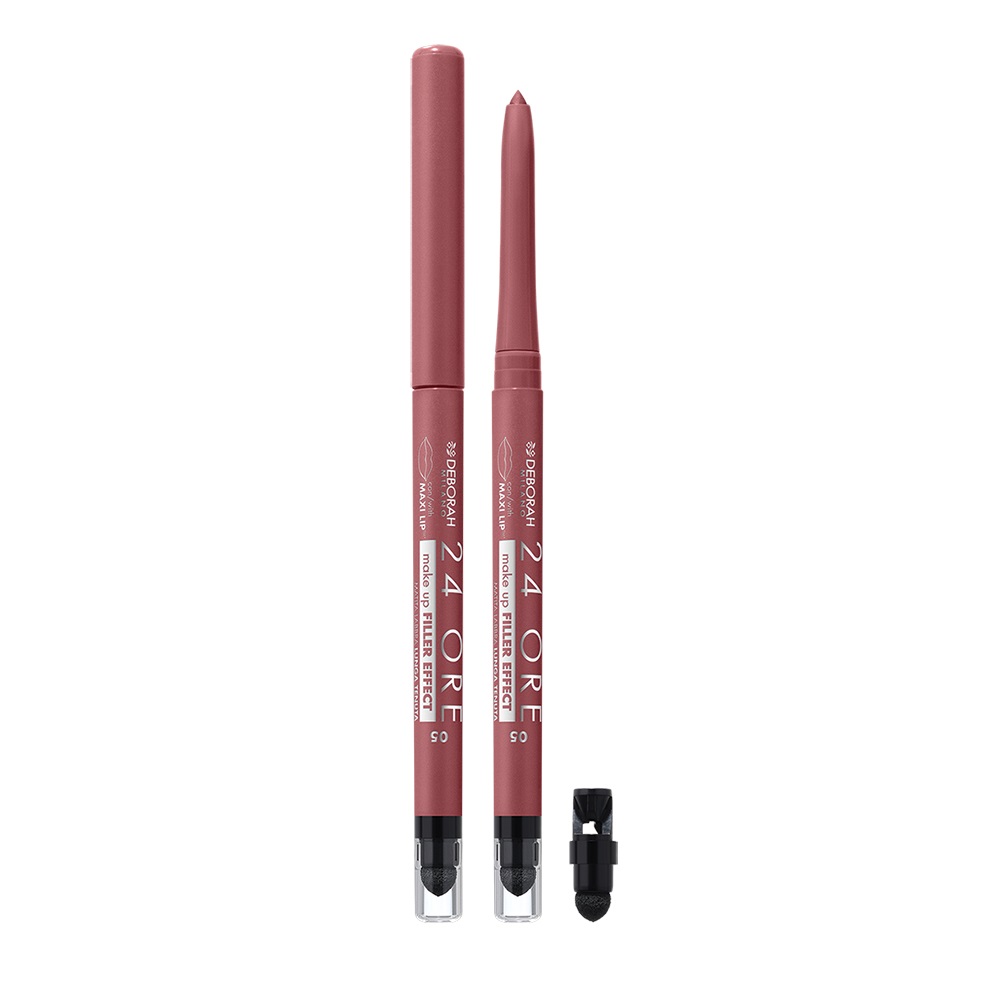 Deborah Matita Labbra 24 Ore Filler Effect - N. 05 Cashemere Rose, Texture Cremosa e Opaca