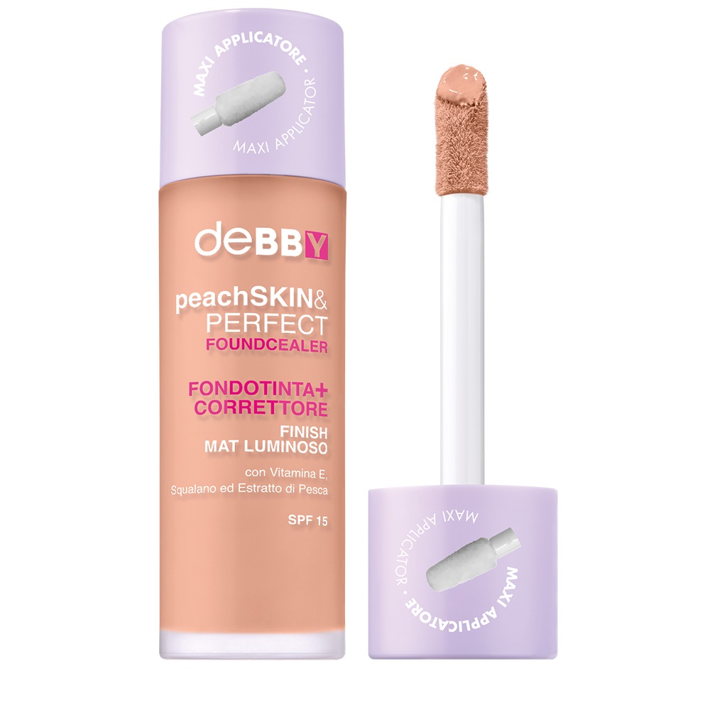 deBBY peachSKIN&PERFECT FOUNDCEALER Bottiglia Liquido 03 BEIGE