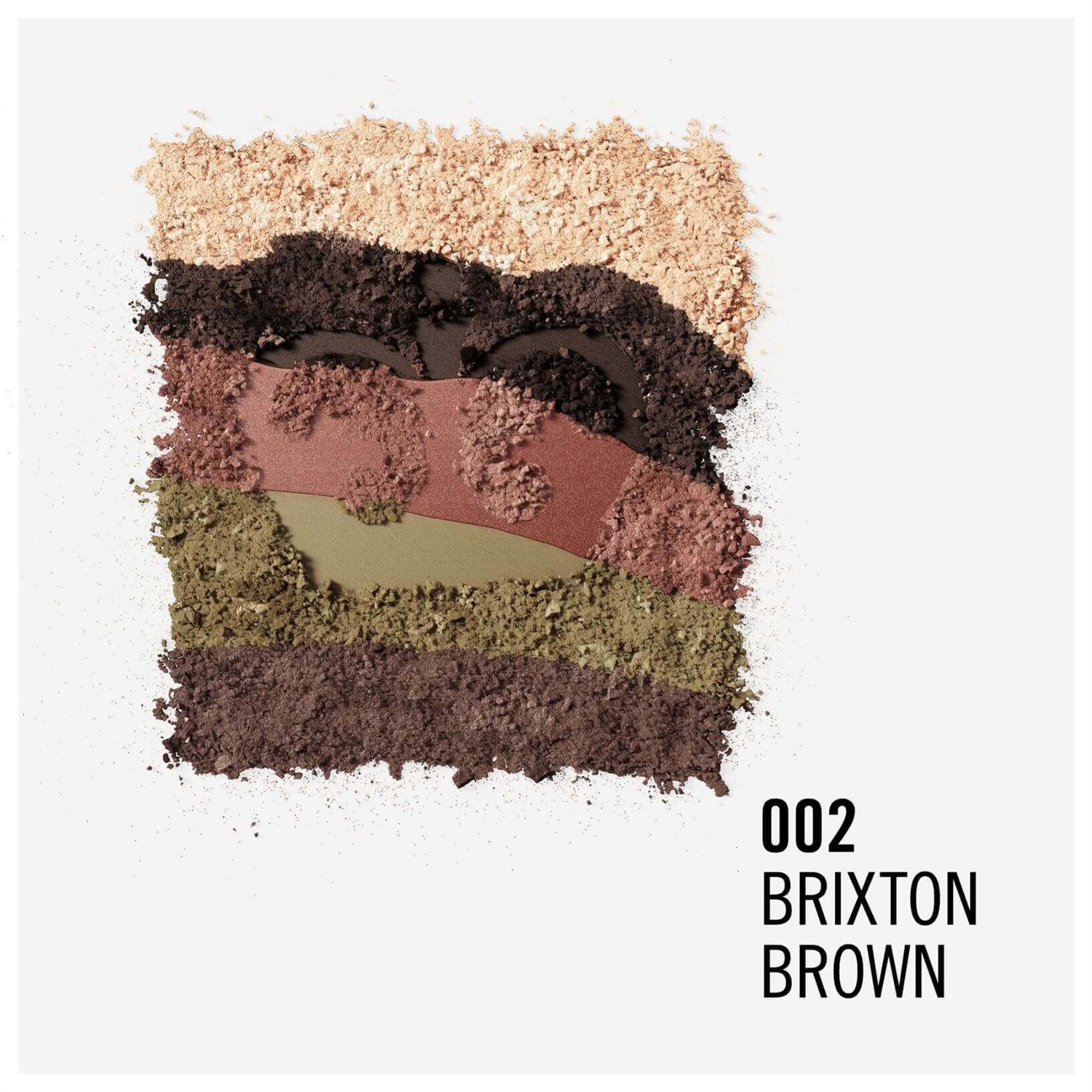 Rimmel Scandal'Eyes 5 Pan Palette Ombretti 002 Brixton Brown - 5 tonalità vibranti, formula vellutata, utilizzo asciutto e bagnato