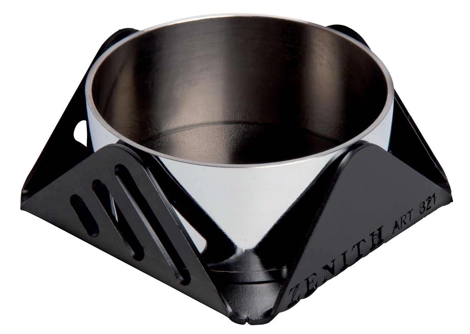 Zenith Portaclips Magnetico 821 - Nero, Metallo, 7,8x7,8x6,3 cm, Design Essenziale