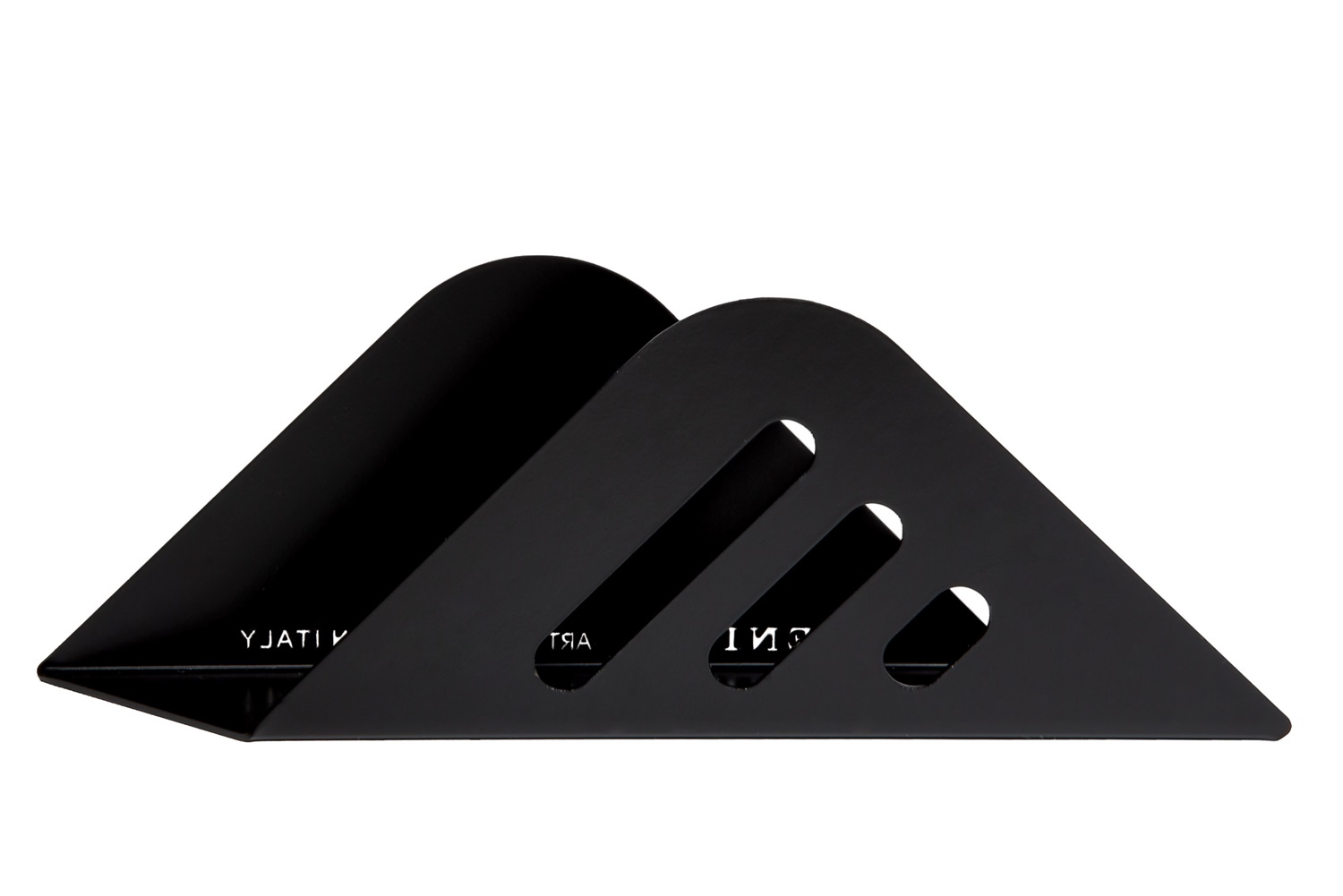 Zenith Portalettere da scrivania 825 in Metallo Nero - 21x7,8x4,3 cm