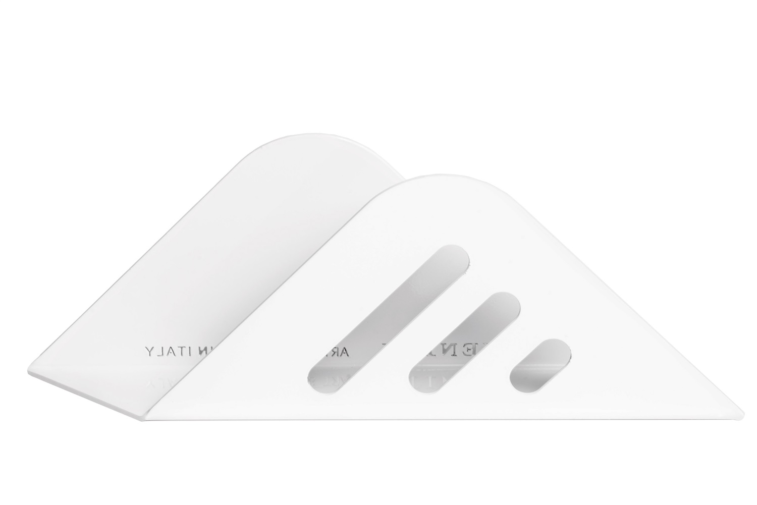 Zenith Portalettere da scrivania 825 in Metallo Bianco - 21x7,8x4,3 cm