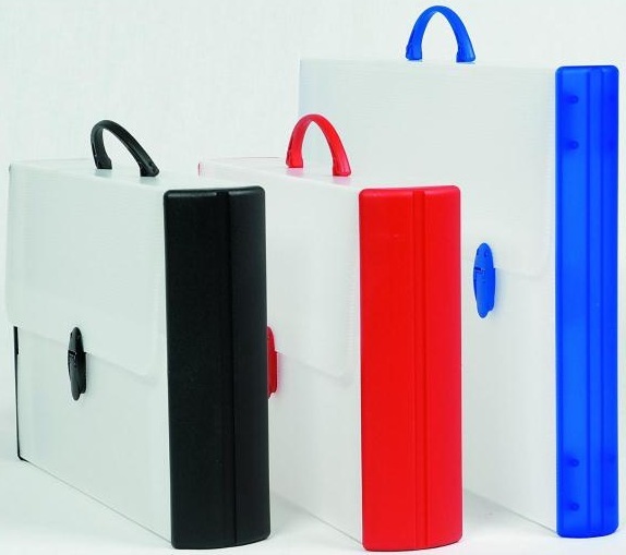 CoLibrì Valigetta in Polipropilene Hardox 28x43x8,5 cm con Dorsi Rigidi