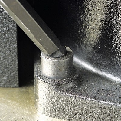 Usag 280 LTS/S9 - Set di 9 chiavi a brugola maschio esagonale lunghe testa sferica, misure 1,5÷10 mm, acciaio Cromo Vanadio, esecuzione brunita