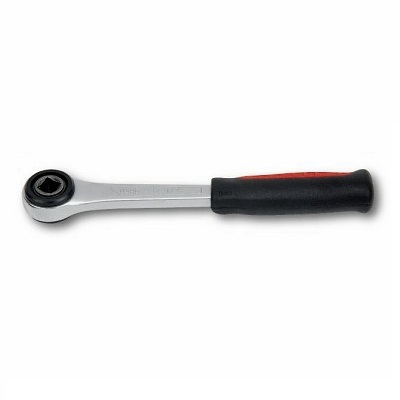 Usag Cricchetto Semplice 237 E 3/4 - Attacco Quadro Femmina, 60 Denti, Angolo di Ripresa 6°, Impugnatura Ergonomica