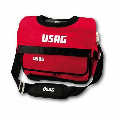 USAG 007/1V - Borsa Professionale Portautensili Vuota in Tessuto Resistente con Base Rigida e Maniglione in Alluminio