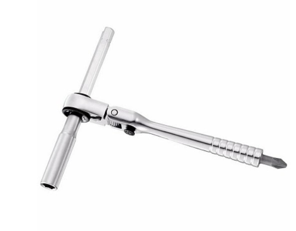 USAG 606 1/4 SK - Assortimento con Cricchetto Reversibile e 31 Inserti (Intaglio, Esagonali, PH, PZ, Torx)