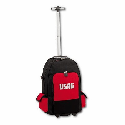 Usag Trolley Professionale Portautensili 007 TV - Bagaglio a Mano, Tessuto ad Alta Resistenza, Vani Interni Comodi, Tasca Frontale e Tasche Laterali