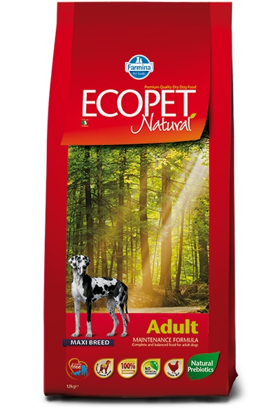 Farmina Ecopet Natural Adult Maxi 12 kg - Alimento Completo per Cani Adulti con Pollo