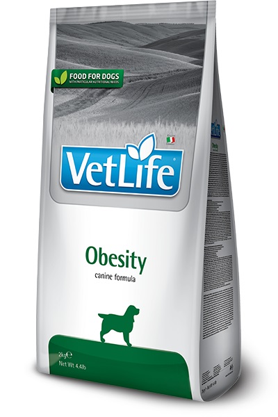 Farmina Vet Life Obesity 12 kg - Cibo Secco Dietetico per Cani Adulti, Riduzione del Peso e Controllo del Diabete Mellito