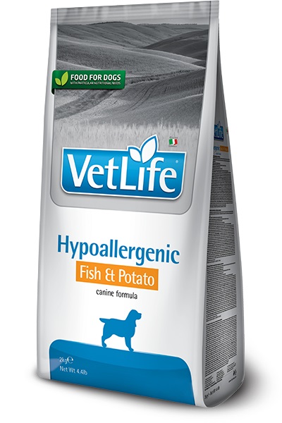 Farmina Pet Food Vet Life Hypoallergenic 12 kg Adulto Pesce, Patata