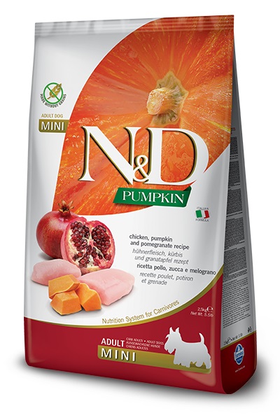 Farmina Pet Food N&D Prime 2,5 kg Adulto Pollo, Melograno, Zucca