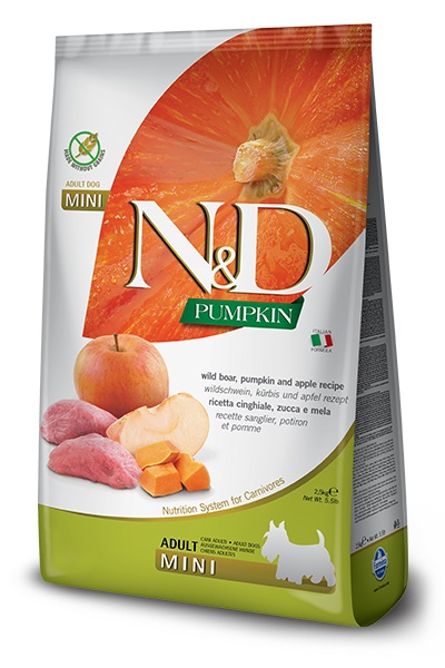 Farmina Pet Food 8010276033291 cibo secco per cani 2,5 kg Adulto Mela, Cinghiale, Zucca