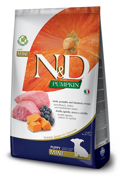 Farmina Pet Food N&D Pumpkin 7 kg Cucciolo Mirtillo, Agnello, Zucca