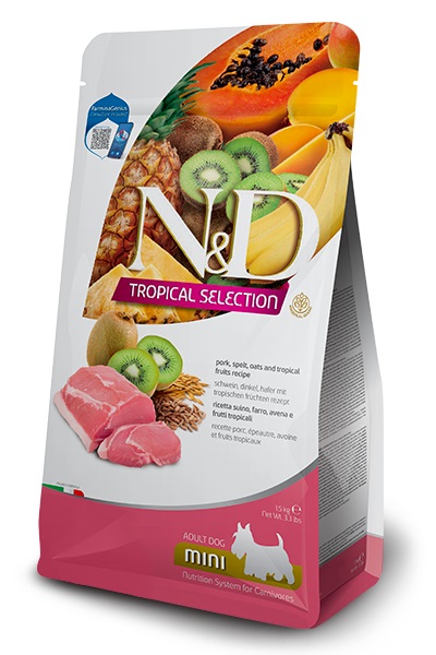 Farmina Pet Food 8010276042279 cibo secco per cani 1,5 kg Adulto Frutta, Maiale