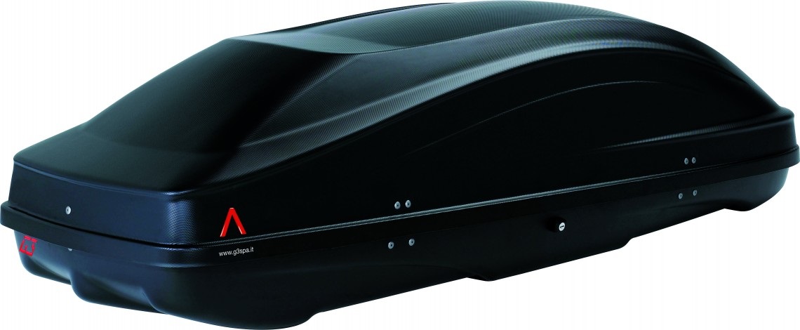 G3 Spark 420 Box Auto da Tetto 370 Litri Nero Opaco - Portapacchi Elegante e Pratico