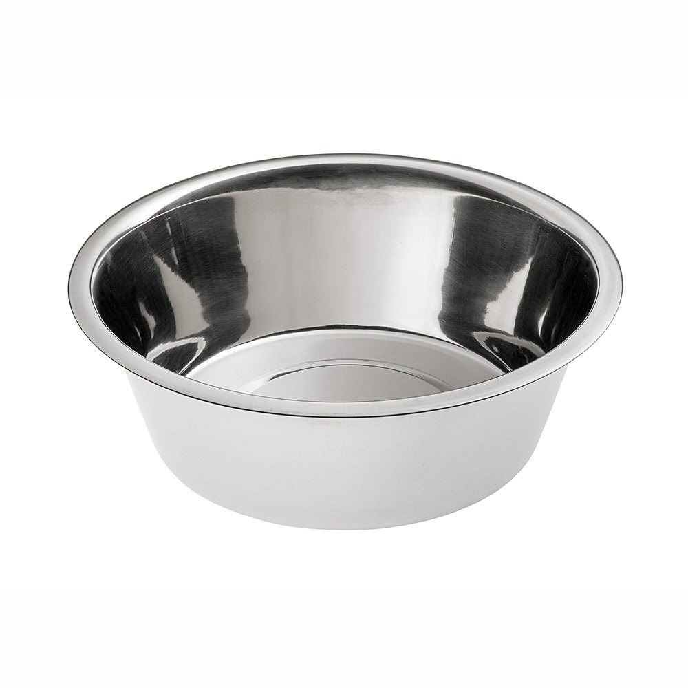Ferplast Orion KC 58 Ciotola in Acciaio Inox per Cani e Gatti - Capacità 2600ml, Ø 25 x h 8,9 cm