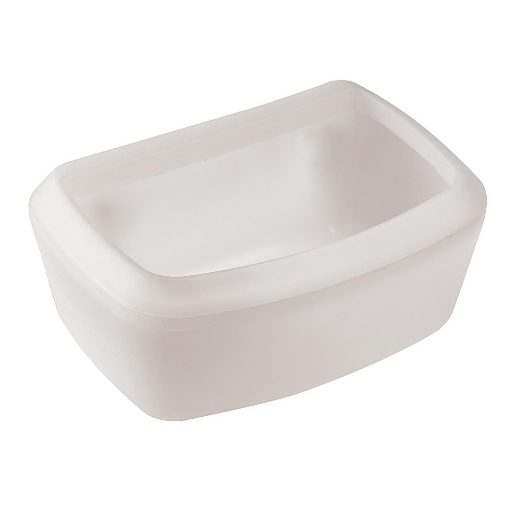 Ferplast Clip 5708 Mangiatoia da Viaggio per Cani e Gatti - Plastica, 12 x 8,8 x h 5,4 cm, Capacità 0,3 Litri